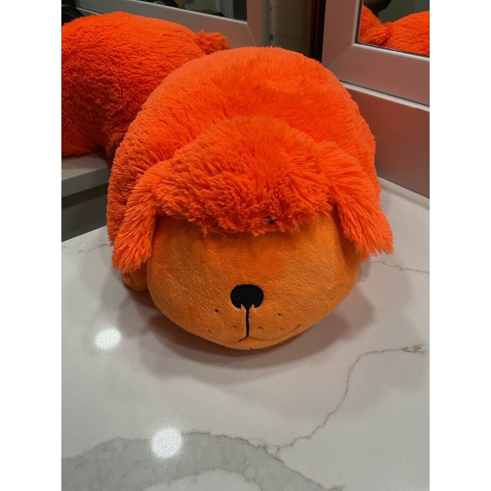 Retired 2012 My Pillow Pets Neonz Shaggy Dog Medium Plush 18"